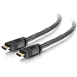 C2g/ cables to go C2G HDMI Cable, 4K, High Speed HDMI Cable, 60Hz, CL2P-Plenum Rated, 25 Feet (7.62 Meters), Black, Cables to Go 42529