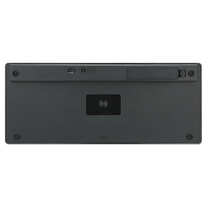 MANHATTAN Small Bluetooth Wireless Keyboard - Dual Modes of 2.4G + Bluetooth 4.2 - Connects Up to 3 Devices – Slim Mini Size – for Tablet, Mac, iPad, Android, Windows –3 Yr Mfg Warranty –180559