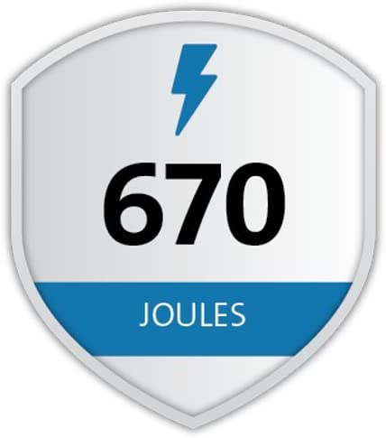 Kensington SmartSockets 6-Outlet, 6-Foot Cord, &amp; 670 Joules Basic Surge Protector (K62146NA) Basic (670 Joules, 6' Cord)