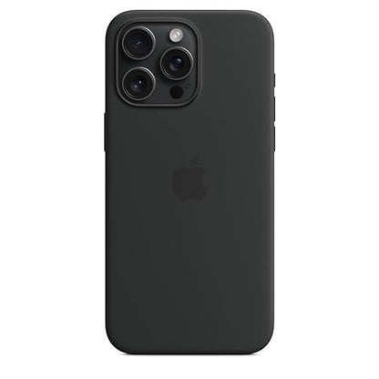 Apple iPhone 15 Pro Max Silicone Case with MagSafe - Black ??????? Silicone Black
