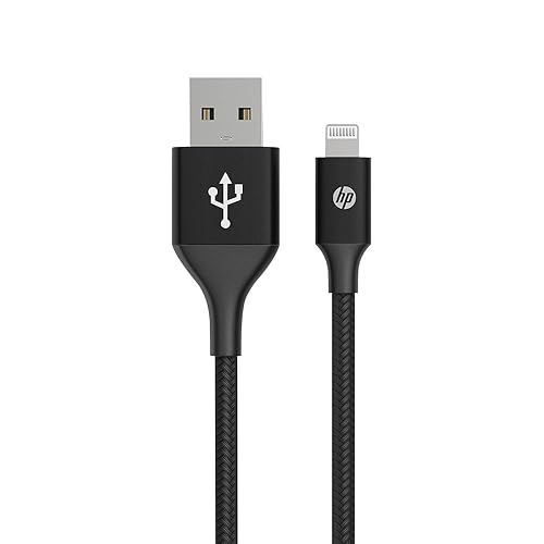 Hp Usb Type A To Lightning Cable, 1 M Length, Black