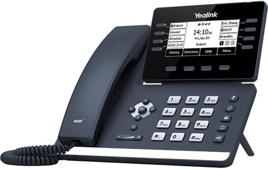 Yealink T53 IP Phone - Corded/Cordless - Corded - DECT, Bluetooth - Wall Mountable, Desktop - Classic Gray
