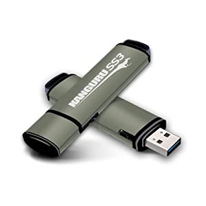 Kanguru solutions Kanguru KF3WP-128G 128GB USB 3.0 Flash Drive with Physical Write Protect Switch