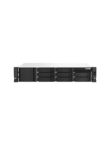 QNAP TS-864EU-4G 8-Bay Short Depth 12 rackmount NAS, Intel Celeron N5105/N5095 4C/4T