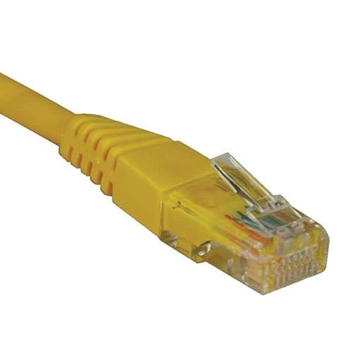 Tripp Lite Cat5e 350MHz Molded Patch Cable (RJ45 M/M) - Yellow, 15-ft.(N002-015-YW) 15 feet Yellow