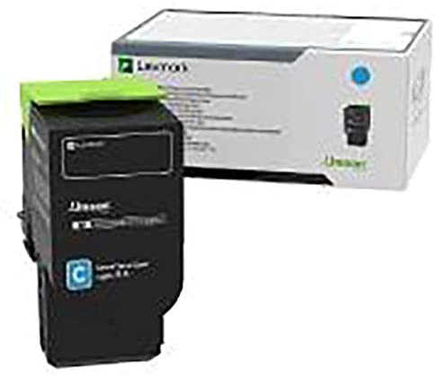Lexmark 78C0X20 Cyan Extra High Yield Toner Cartridge