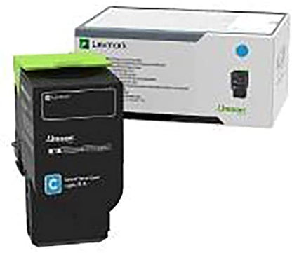 Lexmark 78C0X20 Cyan Extra High Yield Toner Cartridge
