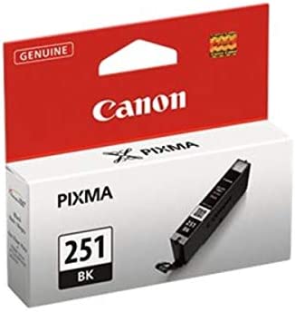 Canon CLI-251 BLACK Compatible to iP7220,iP8720,iX6820,MG5420,MG5520/MG6420,MG5620/MG6620,MG6320,MG7120,MG7520,MX922/MX722 Printers BLACK INK TANK