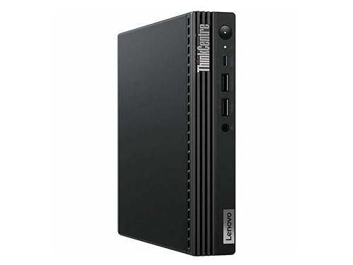 Lenovo ThinkCentre M70q Gen 4 12E30001US Desktop Computer - Core i5 13th Gen i5-13400T Deca-core [10 Core] 1.30 GHz - 16 GB RAM DDR4 SDRAM - 256 GB PCI Express NVMe 4.0 x4 SSD - Tiny - Black