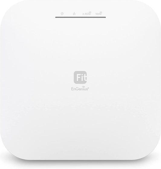 EnGenius EWS357-FIT WiFi 6 AX1800 2x2 Gigabit Wireless Access Point, 1Gbps Port, OFDMA, MU-MIMO, PoE+, WPA3, License-Free Cloud or On-Premise Flexible Management Tools (Power Adapter Not Included) AX1800 - FIT