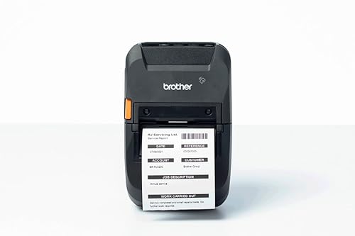 Brother RJ3230BL Portable 3" Direct Thermal Receipt/Label Printer