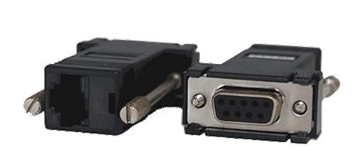 Opengear 319015 - DB9F to RJ45 Crossover Serial Adapter - 6" DB-9/RJ-45 Data Transfer Cable for Network Device, Modem - First End: 1 x RJ-45 Network - Female - Second End: 1 x 9-pin DB-9 Serial - Female - Black