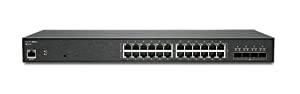 Sonicwall Switch SWS14-24 - 28 Ports - Manageable - 2 Layer Supported - Modular - Optical Fiber, Twisted Pair - Desktop - 12 Month Limited Warranty