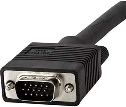 StarTech.com 6 ft Coax High Resolution 90° Down Angled VGA Monitor Cable - HD15 M/M (MXT101MMHD6) 6 feet Downward