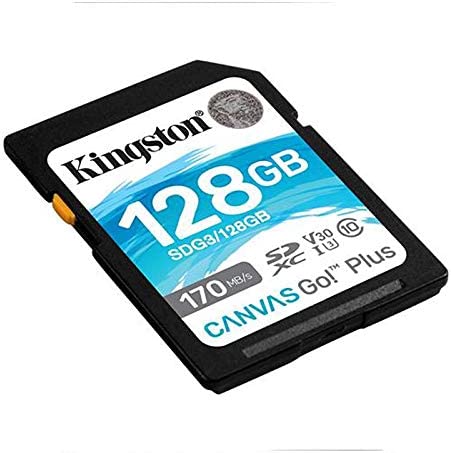 Kingston Canvas Go Plus UHS-I SD Card,128GB