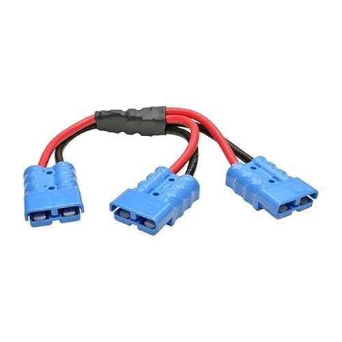 Tripp Lite Eaton Series Y Splitter Cable for Select Battery Packs, Blue 175A DC Connectors, 1 ft. (0.3 m) - For Battery - 48 V DC175 A - Black, Blue - 1 ft Cord Length