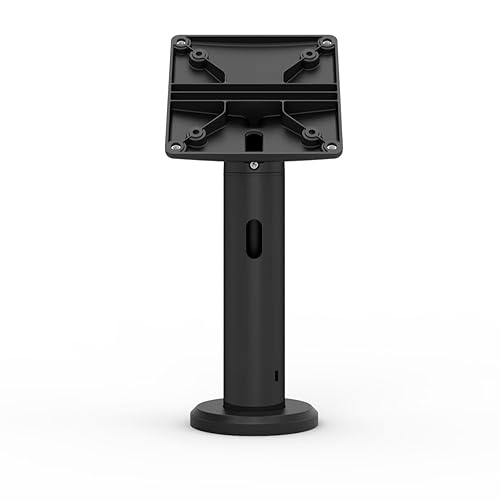 Maclocks TCDP01 Rise Vesa Mount Pole Stand with Cable Management, 7.87 Inch / 20 Centimeters Height (Black)