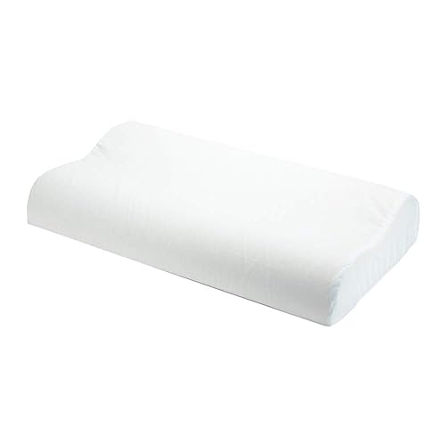 ObusForme Neck Pillow | Contour Cervical Pillow | High and Low Height for Optimal Neck Support and Sleep | Memory Foam Layer for Comfort, Inner Foam for Firmer Support | Standard Size