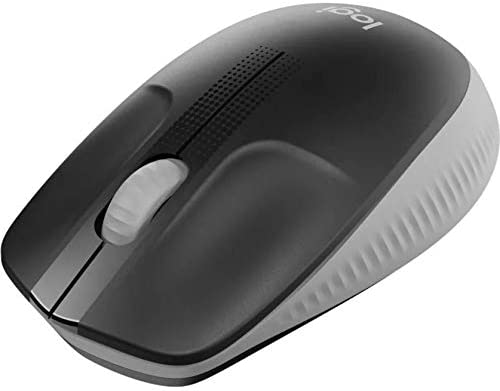 Logitech M190 Full-Size Wireless Mouse - Full-Size Mouse - Optical - Wireless - Radio Frequency - 2.40 GHz - Charcoal - USB - 1000 dpi - Scroll Wheel - 3 Button(s)