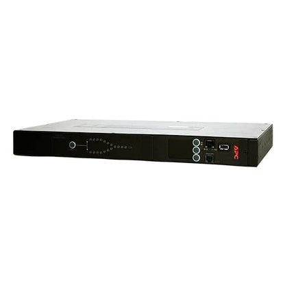 APC Schneider Electric Rack ATS, 100/120V, 15A, 5-15 in, (10) 5-15R Out (AP4450)