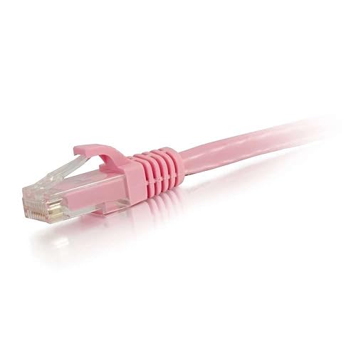 C2G 04047 Cat6 Cable - Snagless Unshielded Ethernet Network Patch Cable, Pink (5 Feet, 1.52 Meters) UTP 5 Feet/ 1.52 Meters Pink