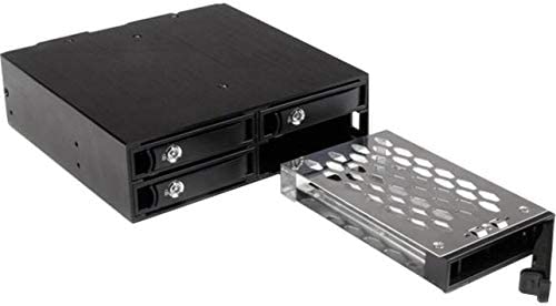 StarTech.com 4-Bay Mobile Rack Backplane for 2.5in SATA/SAS Drives - Hot Swap SSDs/HDDs from 5-15mm - Supports SAS II &amp; SATA III (6 Gbps) (SATSASBP425) 4-Bay (2.5 in SATA/SAS) 1x5.25" Bay