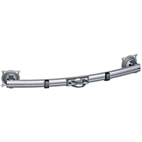 Chief Widescreen Dual Monitor Array Pole Clamp - Silver - 40 lb - Black