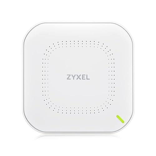 Zyxel WiFi 6 AX3000 Wireless Gigabit Access Point | Mesh, Seamless Roaming, & MU-MIMO | WPA3-PSK Security | Cloud, App or Direct Management | POE+ or AC Powered | AC Adapter Included | NWA50AX PRO