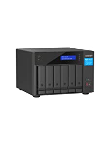 QNAP TVS-h674-i3-16G-US Ultra-High Speed 6 Bay NAS. Intel Core i3-12100 4C/8T Processor, 16GB RAM DDR4 RAM