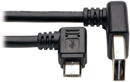 TRIPP LITE Reversible USB Charge Cable Up Down A to Right 5-Pin Mic B (UR05C-003-UARB)