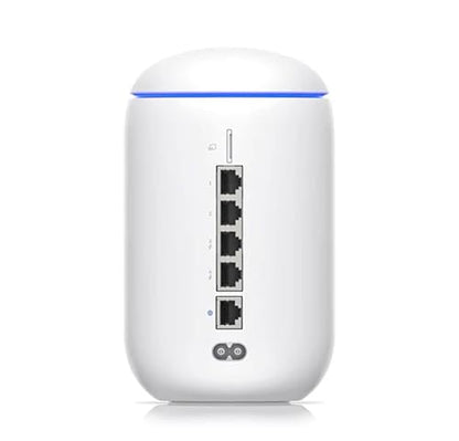 Ubiquiti UniFi UDR Dream Router, All-in-One Router, WiFi 4 / WiFi 5 / WiFi 6, Dual-Band (2.4 GHz/5 GHz), 1 x GbE WAN Port, 4 x GbE LAN Ports (2 PoE), White