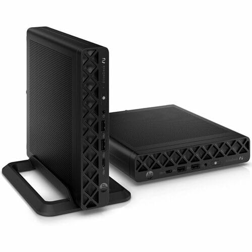 HP EliteDesk 8 G1a Desktop Computer - AMD Ryzen AI 7 350-64 GB - 1 TB SSD - Mini PC - Jack Black - AMD Chip - Windows 11 Pro - AMD Radeon 860M Graphics DDR5 SDRAM - English Keyboard - IEEE 802.11be