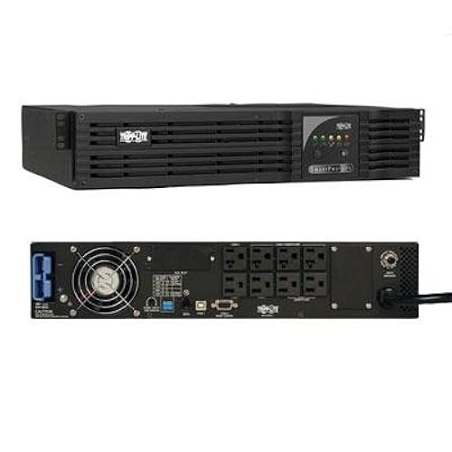 Tripp Lite SM2200RMXL2UTAA 2200VA UPS, Black, Rack/Tower, 120V, 18.33A, 1320W, 2U, TAA Compliant