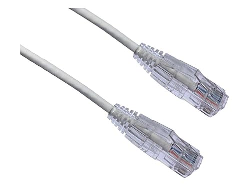 Axiom 1ft Cat6 Bendnflex Ultra-Thin Snagless Patch Cable 550MHz (White)