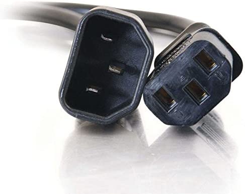 C2g/ cables to go C2G Power Cord, Long Extension Cord, Power Extension Cord, Computer Power Cord, 18 AWG, Black, 10 Feet (3.04 Meters), Cables to Go 03143 Computer 10 Feet
