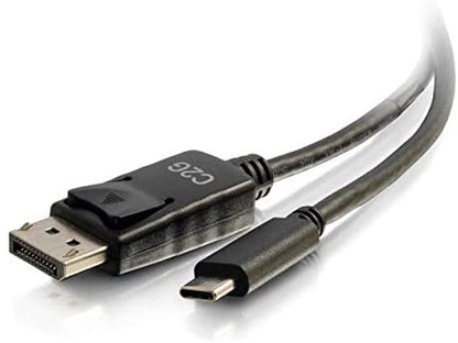 C2g/ cables to go C2G USB Adapter, USB C to Display Port, 4K, 30Hz, Black, 6 Feet (1.82 Meters), Cables to Go 26902 6 Feet Black