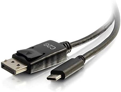 C2g/ cables to go C2G 26901 USB-C to DisplayPort Adapter Cable 4K 30Hz, Black (3 Feet, 0.91 Meters)