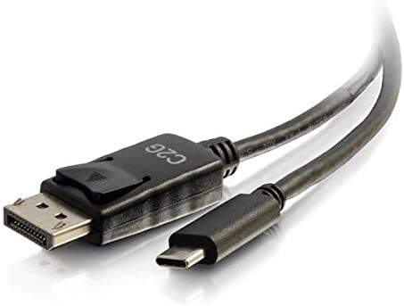 C2g/ cables to go C2G 26901 USB-C to DisplayPort Adapter Cable 4K 30Hz, Black (3 Feet, 0.91 Meters)