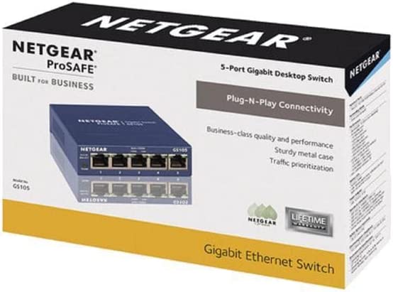 NETGEAR 5 Port Gigabit Desktop Switch