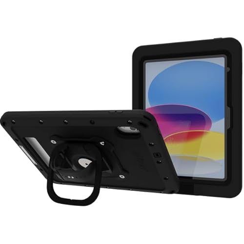 The Joy Factory aXtion Pro MP Rugged Carrying Case for 10.9" Apple iPad (10th Generation) Tablet - Water Proof, Shock Proof, Anti-slip - Silicone Body - Hand Strap, Shoulder Strap - 11.8" Height x 8.6" Width x 1" Depth