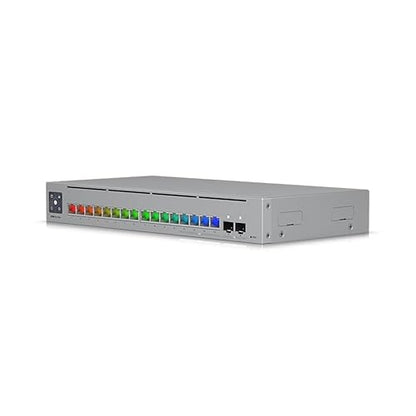 Ubiquiti Pro Max Layer 3 Switch - 16 Ports - Manageable - Gigabit Ethernet, 2.5 Gigabit Ethernet, 10 Gigabit Ethernet - 1000Base-T, 10GBase-X, 2.5GBase-T - 3 Layer Supported - 25 W Power Consumption - Twisted Pair, Optical Fiber - Desktop, Wall Mountable