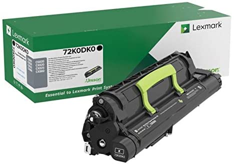 Lexmark 72K0DK0 C6160 CS820 CX820 CX825 CX860 XC6152 XC8155 XC8160 Developer in Retail Packaging,Black