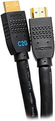 C2g/ cables to go C2G 25ft Ultra Flexible 4K Active HDMI Cable Gripping 4K 60Hz - In-Wall M/M - 25 ft HDMI A/V Cable for Computer, Projector, Monitor, Blu-ray Player, DVD Player, Audio/Video Device - First End: 1 x HDM