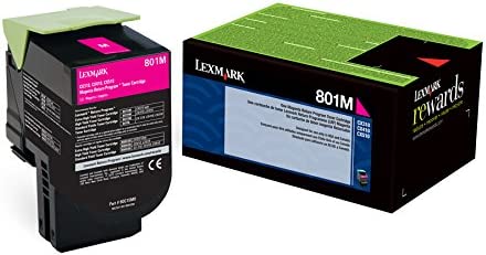 Lexmark 80C10M0 Magenta Return Program Toner