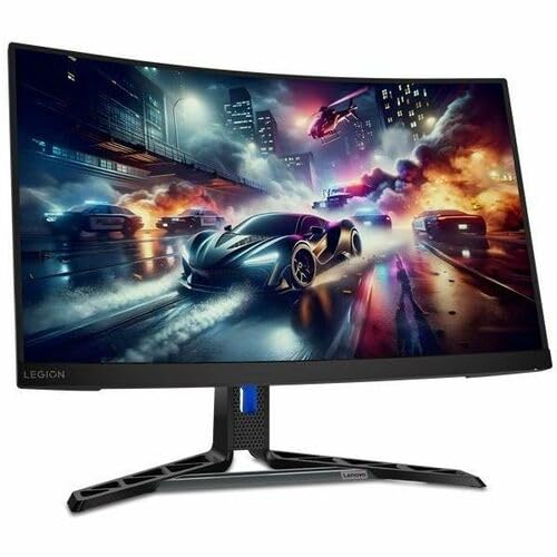 Lenovo Legion R27qc-30 27" Class WQHD Curved Screen Gaming LED Monitor - 16:9 - Raven Black - 27" Viewable - Vertical Alignment (VA) - WLED Backlight - 2560 x 1440-16.7 Million Colors - Ad