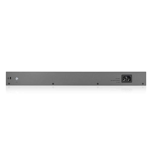 Zyxel 24-Port Gigabit Smart Managed PoE+ Switch with 375 Watt Budget and 2 Gigabit Combo Ports with Nebula Cloud Managment, Long Range PoE Switch [GS1350-26HP] Information Not Available