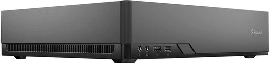Fractal Design Node 202 Black Mini-ITX Slim Profile Compact Small Form Factor Computer Case with PCIE 3.0 Riser Card and Anode SFX Bronze 450w PSU