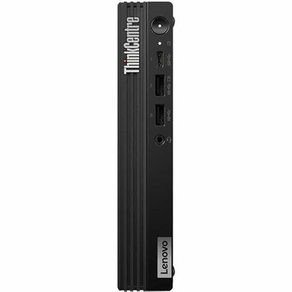 Lenovo ThinkCentre M70q Gen 5 12TD001RUS Desktop Computer - Intel Core i5 14th Gen i5-14400T - 16 GB - 512 GB SSD - Tiny - Black - Intel Q670 Chip - Windows 11 Pro - Intel UHD Graphics 730 DDR5 SDRAM