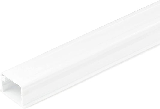 StarTech.com Solid Cable Management Raceway with Adhesive Tape &amp; Cover, 3/4"(19mm)W x 1/2"(13mm)H - 6ft(1.8m) length, PVC Network/Power Cord Hider Kit - Wall Wire Duct System, UL Listed (CBMOWD2013) 0.54 in. (13.8 mm) x 0.76 in. (19.5 mm)