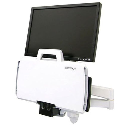 Mounting Kit - Steel - White - Easily Position Flat Panel Monitor and Keyboard F